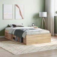 Detailed information about the product Bed Frame Sonoma Oak 92x187 cm Single Size