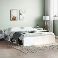 Detailed information about the product Bed Frame White 150x200 cm