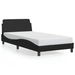 Bed Frame with Headboard Black 107x203 cm Faux Leather. Available at Crazy Sales for $169.95