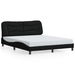 Bed Frame with Headboard Black 153x203 cm Queen Size Fabric. Available at Crazy Sales for $319.95