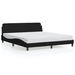 Bed Frame with Headboard Black 183x203 cm King Size Fabric. Available at Crazy Sales for $249.95