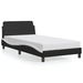 Bed Frame with Headboard Black and White 107x203 cm Faux Leather. Available at Crazy Sales for $169.95