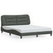 Bed Frame with Headboard Dark Grey 153x203 cm Queen Size Fabric. Available at Crazy Sales for $309.95