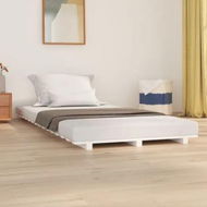 Detailed information about the product Bed Frame without Mattress White 90x190 cm Solid Wood Pine