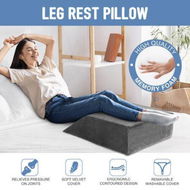 Detailed information about the product Bed Wedge Pillow Memory Foam Leg Backrest Contour Ergonomic Support Elevation Cushion Raiser with Cover