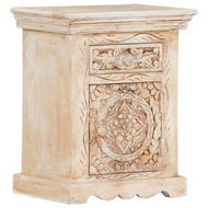 Detailed information about the product Bedside Cabinet 40x30x50 Cm Solid Mango Wood