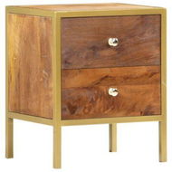 Detailed information about the product Bedside Cabinet 40x35x50 Cm Solid Mango Wood