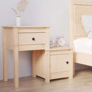 Detailed information about the product Bedside Cabinet 79.5x38x65.5 cm Solid Wood Pine