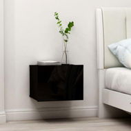 Detailed information about the product Bedside Cabinet Black 40x30x30 Cm Chipboard