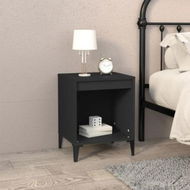 Detailed information about the product Bedside Cabinet Black 40x35x50 Cm