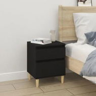 Detailed information about the product Bedside Cabinet Black 40x35x50 cm