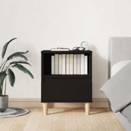 Detailed information about the product Bedside Cabinet Black 40x35x50 Cm