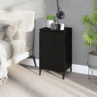 Detailed information about the product Bedside Cabinet Black 40x35x70 Cm Engineered Wood