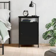 Detailed information about the product Bedside Cabinet Black 40x42x60 cm Engineered Wood