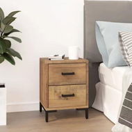 Detailed information about the product Bedside Cabinet Brown 36x30x45 cm Solid Pinewood