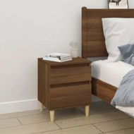 Detailed information about the product Bedside Cabinet Brown Oak 40x35x50 cm