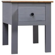 Detailed information about the product Bedside Cabinet Grey 46x40x57 cm Pine Panama Range