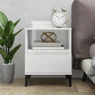 Detailed information about the product Bedside Cabinet High Gloss White 40x35x50 cm