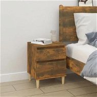 Detailed information about the product Bedside Cabinet Smoked Oak 40x35x50 cm