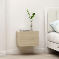 Detailed information about the product Bedside Cabinet Sonoma Oak 40x30x30 Cm Chipboard