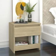 Detailed information about the product Bedside Cabinet Sonoma Oak 40x30x39 cm Engineered Wood