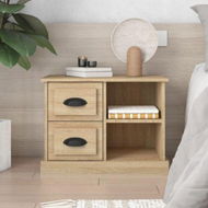 Detailed information about the product Bedside Cabinet Sonoma Oak 60x35.5x45 Cm