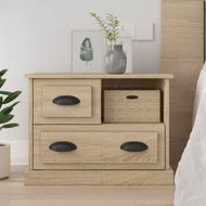 Detailed information about the product Bedside Cabinet Sonoma Oak 60x39x45 Cm