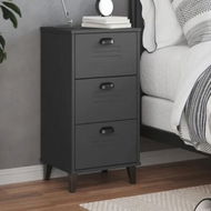 Detailed information about the product Bedside Cabinet VIKEN Anthracite Grey Engineered Wood