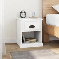 Detailed information about the product Bedside Cabinet White 39x39x47.5 cm Engineered Wood