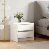 Detailed information about the product Bedside Cabinet White 40x31x35.5 cm Solid Wood Pine