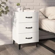 Detailed information about the product Bedside Cabinet White 40x40x66 cm Engineered Wood