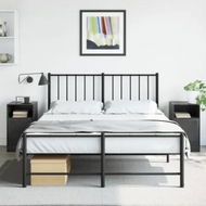 Detailed information about the product Bedside Cabinets 2 pcs Black 34.5x39x62 cm Steel