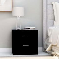 Detailed information about the product Bedside Cabinets 2 Pcs Black 40x30x40 Cm Chipboard