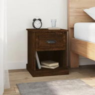 Detailed information about the product Bedside Cabinets 2 pcs Brown Oak 39x39x47.5 cm Engineered Wood