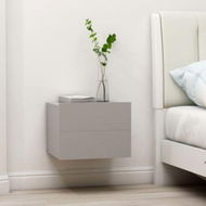 Detailed information about the product Bedside Cabinets 2 Pcs Grey 40x30x30 Cm Chipboard