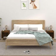 Detailed information about the product Bedside Cabinets 2 Pcs Smoked Oak 40x35x50 Cm