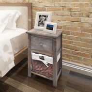 Detailed information about the product Bedside Cabinets 2 Pcs Wood Brown