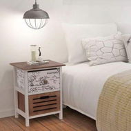 Detailed information about the product Bedside Cabinets 2 Pcs Wood