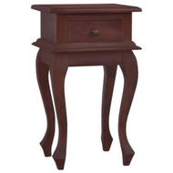 Detailed information about the product Bedside Table Classical Brown 35x30x60 Cm Solid Mahogany Wood