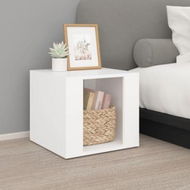 Detailed information about the product Bedside Table White 41x40x36 Cm Engineered Wood