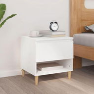 Detailed information about the product Bedside Table White 50x46x50 Cm Engineered Wood