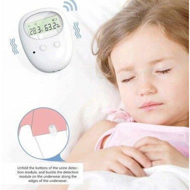 Bedwetting Remind Alarm, Wireless Bedwetting Alarm 10to20M Range Vibration Reminding Pee Alarm with Receiver for Boys Grils Kids Potty Training Elder Care