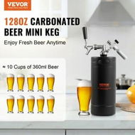 Detailed information about the product Beer Growler Tap System, 4L Mini Keg, 304 Stainless Steel Pressurized Beer Growler, Keg Growler with Pressure Display, CO2 Regulator Faucet, Leak-Proof Ring For Draft, Homebrew, Craft Beer