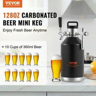 Detailed information about the product Beer Growler Tap System, 4L Mini Keg, 304 Stainless Steel Pressurized Beer Growler, Keg Growler with Pressure Display, CO2 Regulator Faucet, Leak-Proof Ring For Draft, Homebrew, Craft Beer