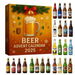 Beer Lover's Christmas Advent Calendar Box Set, 24Pcs 2D Flat Festive Holiday Countdown Calendar with 24 Unique Surprise Gifts for Men, Women. Available at Crazy Sales for $19.95