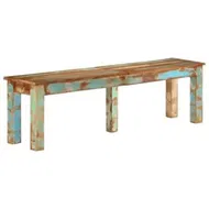 Detailed information about the product Bench 160x35x46 cm Solid Reclaimed Wood