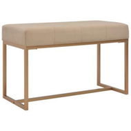 Detailed information about the product Bench 80 Cm Beige Velvet