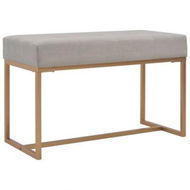 Detailed information about the product Bench 80 Cm Grey Velvet