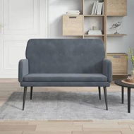 Detailed information about the product Bench Dark Grey 108x79x79 cm Velvet