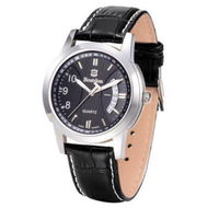 Detailed information about the product BESTDON BD98108G Men's Fashionable Waterproof Quartz Wrist Watch ?C Black + Silver